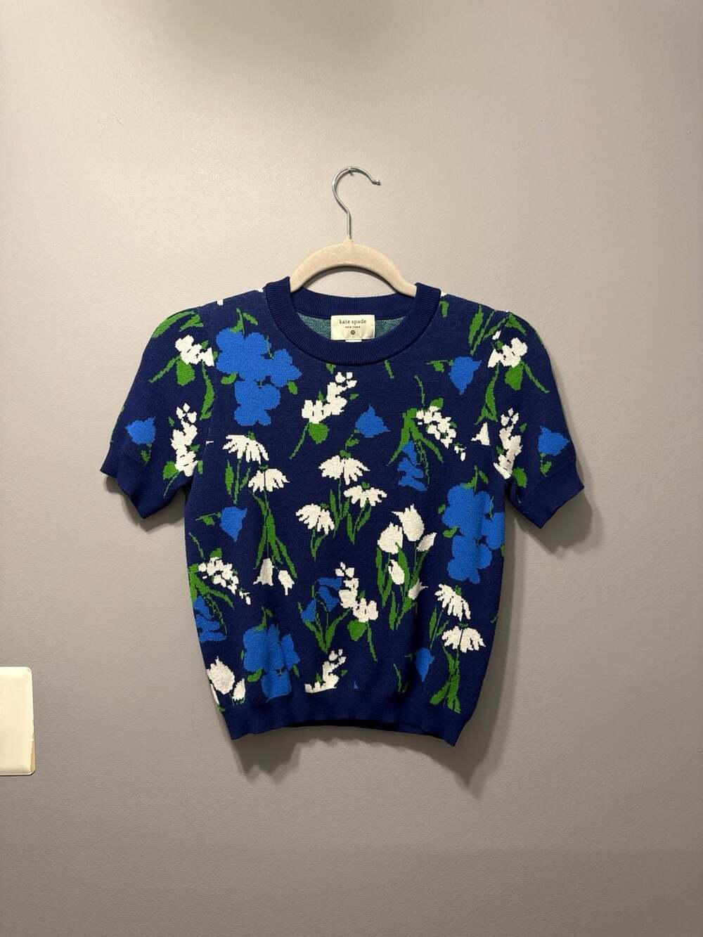 Kate Spade New York x Target Mixed Floral Short Sleeve Sweater